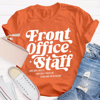 Front Office Staff Letters T-shirt
