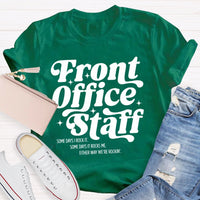 Front Office Staff Letters T-shirt