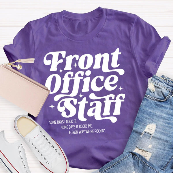 Front Office Staff Letters T-shirt