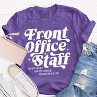 Front Office Staff Letters T-shirt