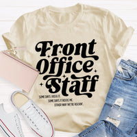Front Office Staff Letters T-shirt