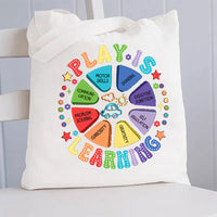 play is learning problem solving Canvas Tote Bag