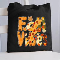 Fall Vibes Canvas Tote Bag