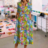 Rainbow Bright Butterflies Dress