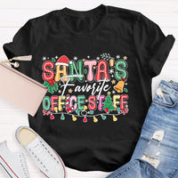 Santa's Favorite Office Staff T-shirt