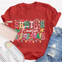 Santa's Favorite Office Staff T-shirt