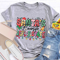 Santa's Favorite Office Staff T-shirt