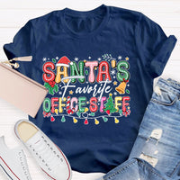 Santa's Favorite Office Staff T-shirt
