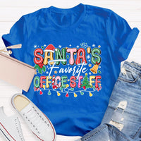 Santa's Favorite Office Staff T-shirt