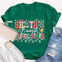 Santa's Favorite Office Staff T-shirt