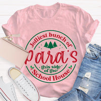 Jolliest Bunch Of Paras This Side Of The School House T-shirt