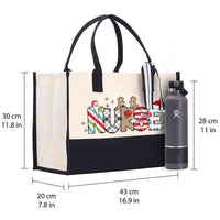 Nurse Santa Claus Cotton Tote Bag