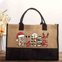 Christmas Nurse Cotton Tote Bag