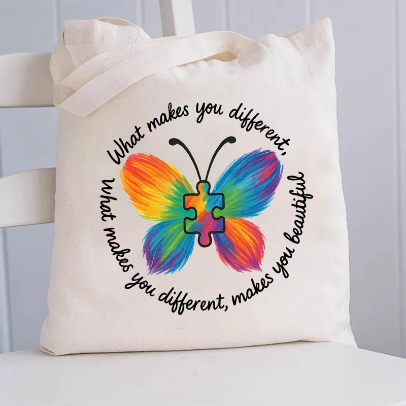What Makes You Different Canvas Tote Bag