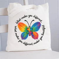 What Makes You Different Canvas Tote Bag