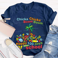 Chicka Boom Happy 100 Days Of School T-shirt