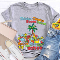 Chicka Boom Happy 100 Days Of School T-shirt