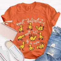 Most Definitely Not All In A Row Mental Health T-shirt