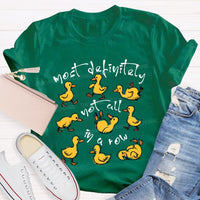 Most Definitely Not All In A Row Mental Health T-shirt
