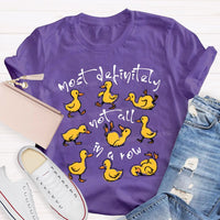 Most Definitely Not All In A Row Mental Health T-shirt