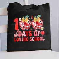 100 Days Of Loving School Canvas Tote Bag