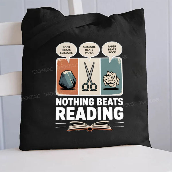 Nothings Beats Reading Canvas Tote Bag
