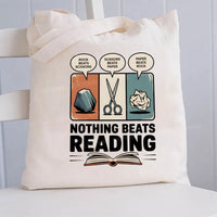 Nothings Beats Reading Canvas Tote Bag
