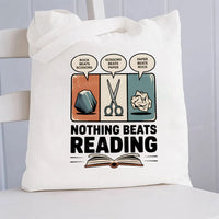 Nothings Beats Reading Canvas Tote Bag
