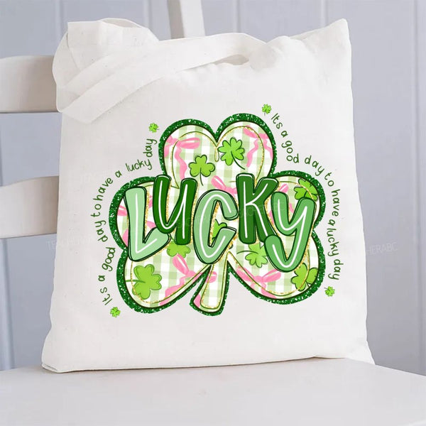 It'S A Good Day To Have A Lucky Day Canvas Tote Bag
