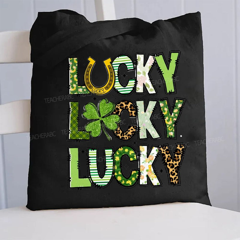 Lucky Lucky Canvas Tote Bag
