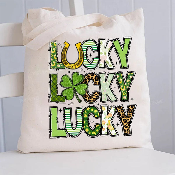 Lucky Lucky Canvas Tote Bag