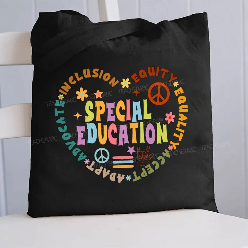 Special Education Inclusion Adapt Canvas Tote Bag