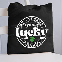 My Students Are My Lucky Charms Canvas Tote Bag