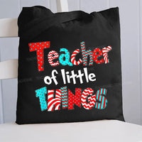 Teacher Of Little Things Canvas Tote Bag