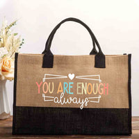 You Are Enough Always Cotton Tote Bag
