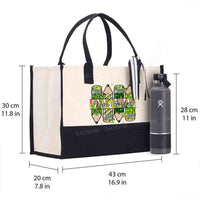 Personalized Name Saint Patrick's Day Cotton Tote Bag