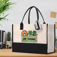 Personalized Name Lucky Day Cotton Tote Bag