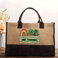 Personalized Name Lucky Day Cotton Tote Bag