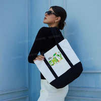 Personalized Name Saint Patrick's Day Mrs Smith Color-blocked Canvas Bag