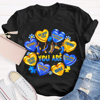 You Are Strong The Lucky Few Capable Brave Teacher T-shirt