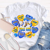 You Are Strong The Lucky Few Capable Brave Teacher T-shirt
