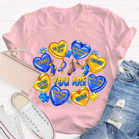 You Are Strong The Lucky Few Capable Brave Teacher T-shirt