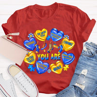 You Are Strong The Lucky Few Capable Brave Teacher T-shirt