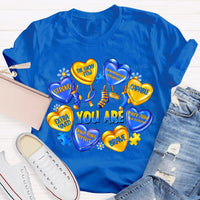 You Are Strong The Lucky Few Capable Brave Teacher T-shirt