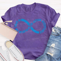 In April We Wear Blue For Autism Acceptance Teacher T-shirt