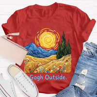 Gogh Outside Teacher T-shirt