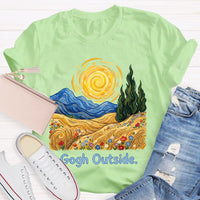 Gogh Outside Teacher T-shirt