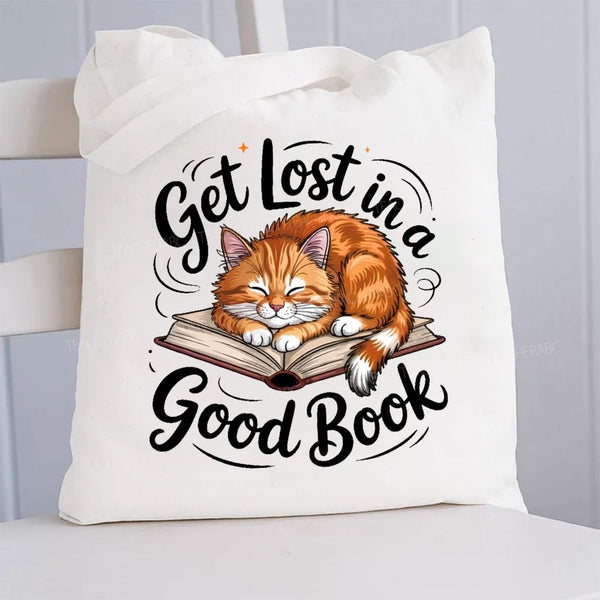 Get Lost In A Good Book Canvas Tote Bag