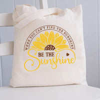 When You Can't Find The Sunshine Be The Sunshine Canvas Tote Bag