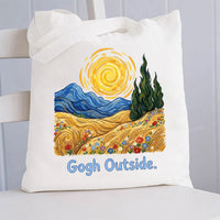 Gogh Outside Canvas Tote Bag